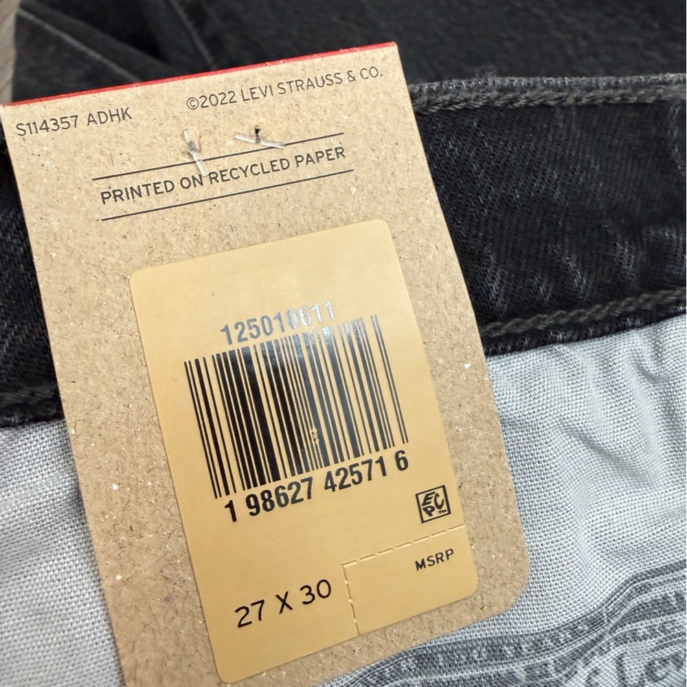 NWT Levi’s Women’s 501 Original Jeans – La La Levis – Size 27 - Picture 7 of 8